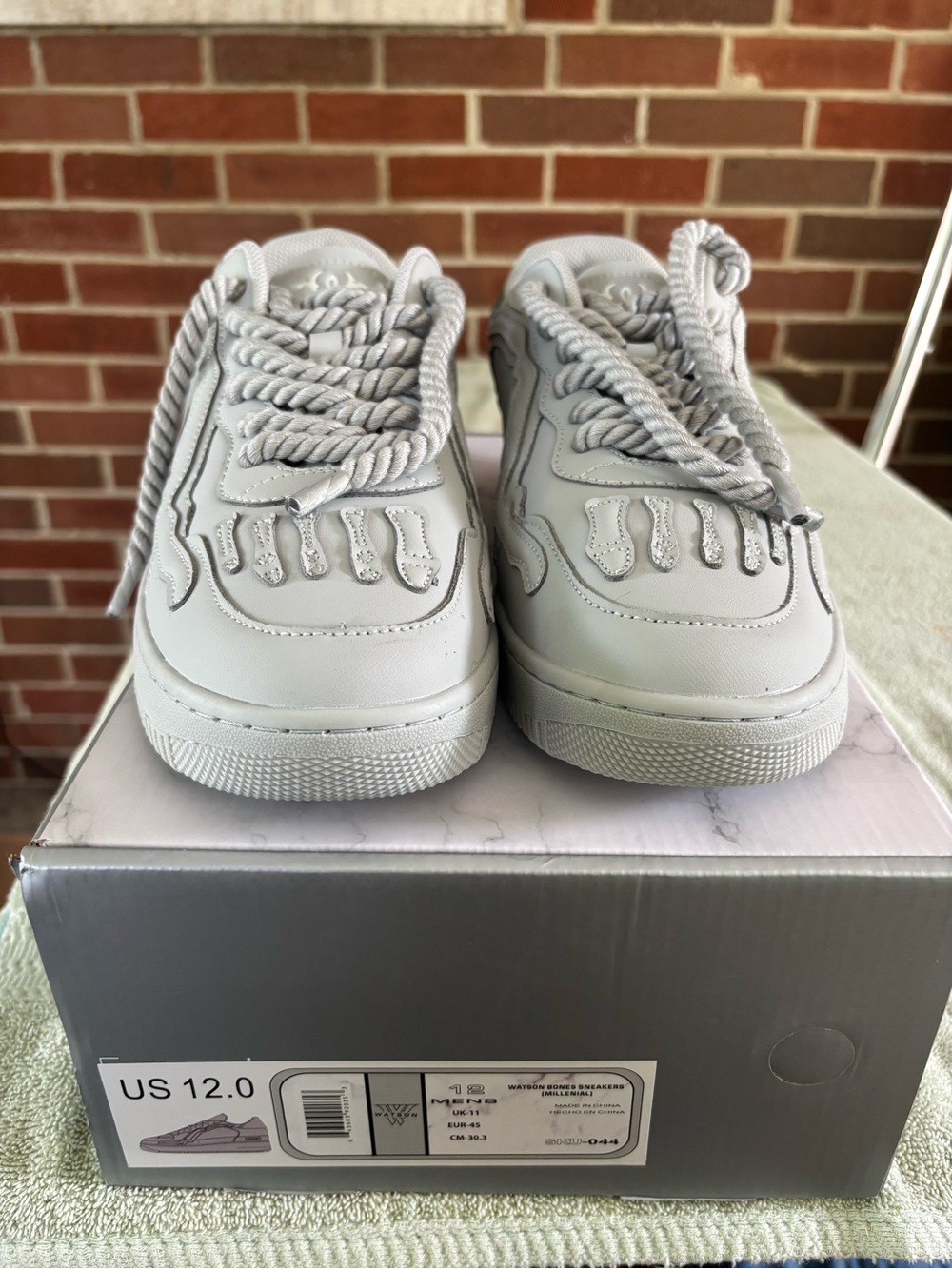 Watson Bones Millennia Gray Sneakers Men’s Size 12 New With Box